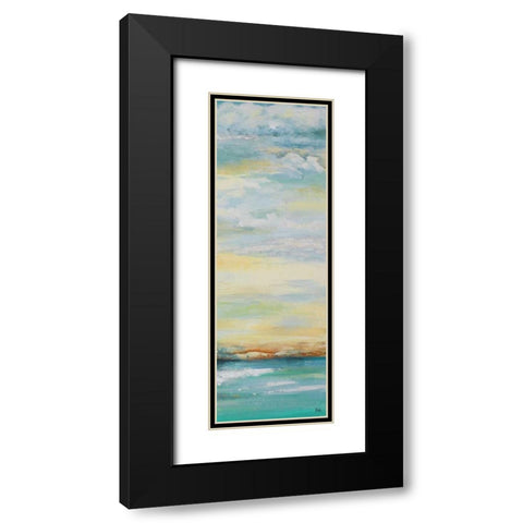 Misty Morning Panel II Black Modern Wood Framed Art Print with Double Matting by Pinto, Patricia