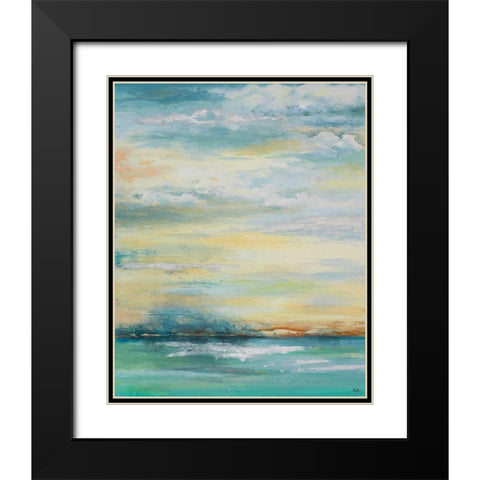 Misty Morning Black Modern Wood Framed Art Print with Double Matting by Pinto, Patricia