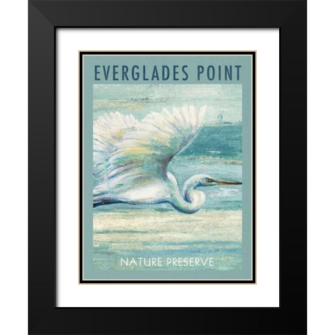 Everglades Poster I Black Modern Wood Framed Art Print with Double Matting by Pinto, Patricia