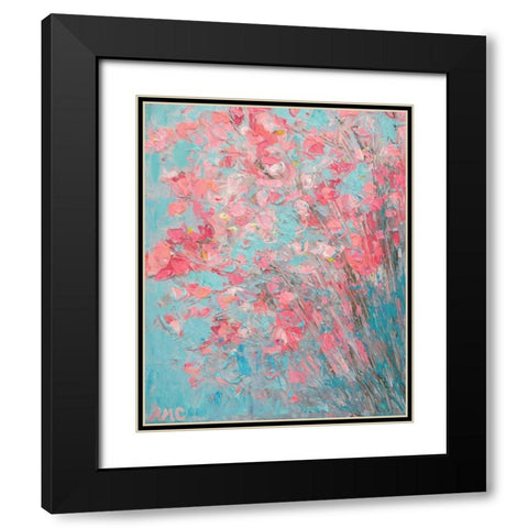 Apple Blossoms Black Modern Wood Framed Art Print with Double Matting by Coolick, Ann Marie
