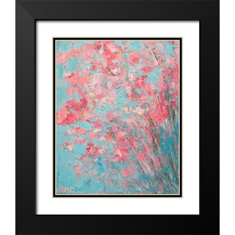 Apple Blossoms Black Modern Wood Framed Art Print with Double Matting by Coolick, Ann Marie