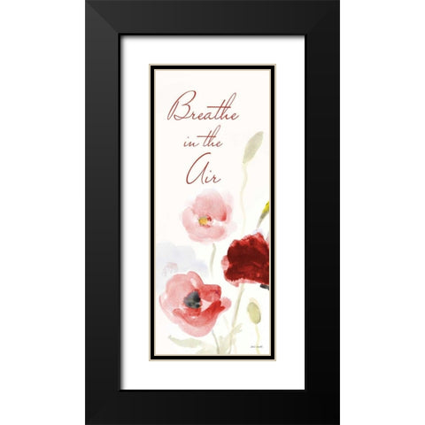 Breathe in the Air Black Modern Wood Framed Art Print with Double Matting by Loreth, Lanie
