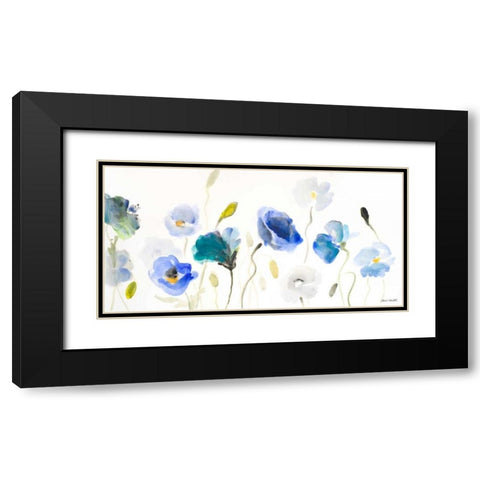 Poppy Line up Black Modern Wood Framed Art Print with Double Matting by Loreth, Lanie