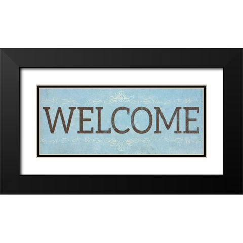 Family Phrase III Black Modern Wood Framed Art Print with Double Matting by Studio, Sd Graphics