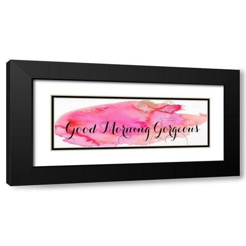 Beautiful and Gorgeous II Black Modern Wood Framed Art Print with Double Matting by SD Graphics Studio