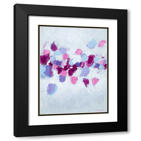Amoebic Flow II Black Modern Wood Framed Art Print with Double Matting by Coolick, Ann Marie