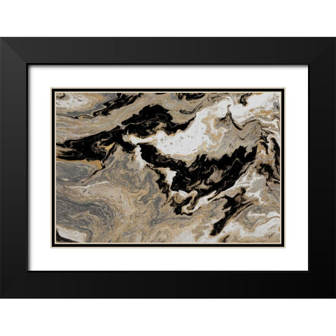 Explore the Dark Black Modern Wood Framed Art Print with Double Matting by Mercado, M.