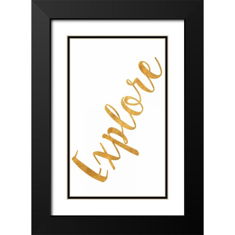 Explore Black Modern Wood Framed Art Print with Double Matting by Studio, Sd Graphics