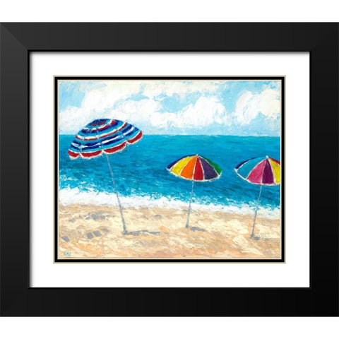 At The Shore I Black Modern Wood Framed Art Print with Double Matting by Coolick, Ann Marie