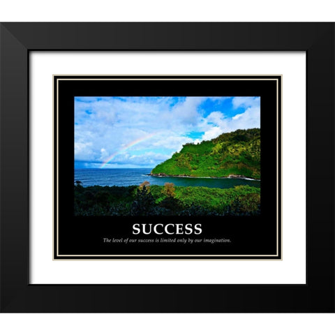 Success Black Modern Wood Framed Art Print with Double Matting by Nawrocke, Bruce