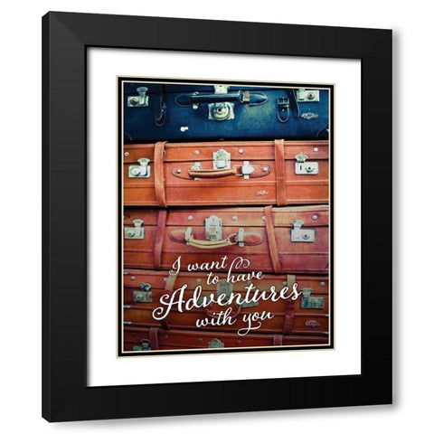 Eastern Travels I Black Modern Wood Framed Art Print with Double Matting by Bryant, Susan