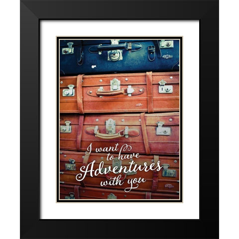 Eastern Travels I Black Modern Wood Framed Art Print with Double Matting by Bryant, Susan