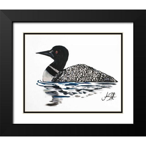 A Day Beside The Lake I Black Modern Wood Framed Art Print with Double Matting by DeRice, Julie