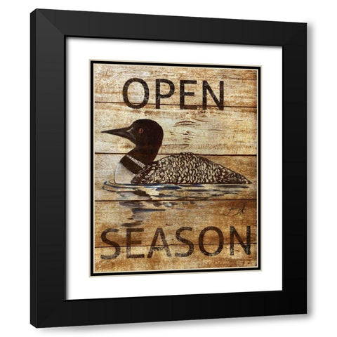 Time to Hunt I Black Modern Wood Framed Art Print with Double Matting by DeRice, Julie