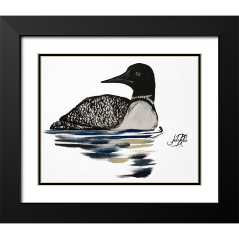 A Day Beside The Lake II Black Modern Wood Framed Art Print with Double Matting by DeRice, Julie