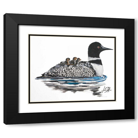 A Day Beside The Lake III Black Modern Wood Framed Art Print with Double Matting by DeRice, Julie