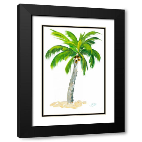 Palm Days V Black Modern Wood Framed Art Print with Double Matting by DeRice, Julie