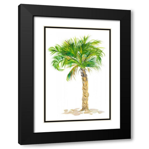 Palm Days VIII Black Modern Wood Framed Art Print with Double Matting by DeRice, Julie