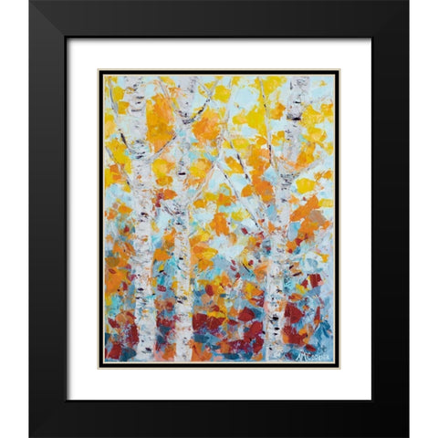 Aspen October I Black Modern Wood Framed Art Print with Double Matting by Coolick, Ann Marie