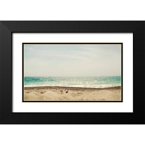 British Coast Black Modern Wood Framed Art Print with Double Matting by Gardner, Sarah