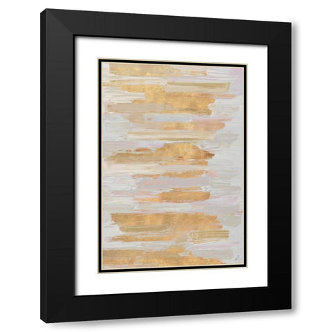 Gold Rhizome Black Modern Wood Framed Art Print with Double Matting by Coolick, Ann Marie