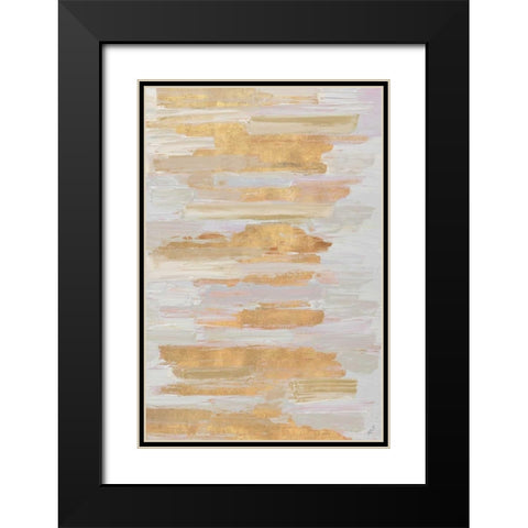 Gold Rhizome Black Modern Wood Framed Art Print with Double Matting by Coolick, Ann Marie
