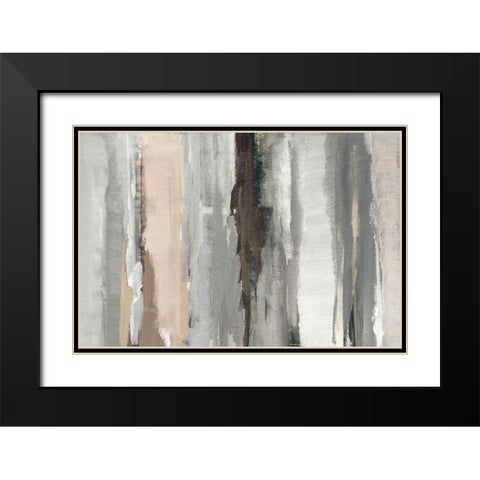 Neutral Splendid Sky Abstract Black Modern Wood Framed Art Print with Double Matting by Loreth, Lanie