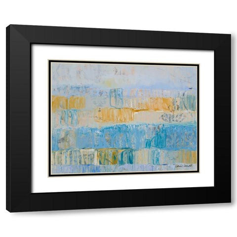 Beachside Black Modern Wood Framed Art Print with Double Matting by Loreth, Lanie