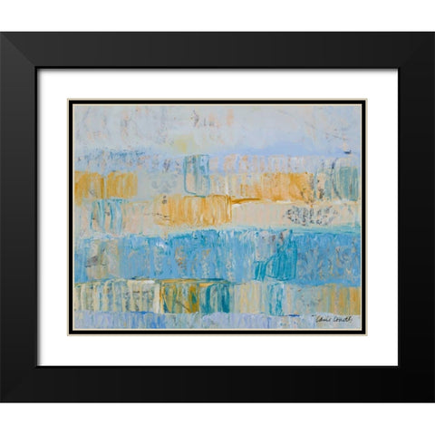 Beachside Black Modern Wood Framed Art Print with Double Matting by Loreth, Lanie