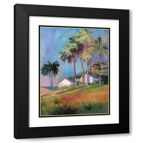 By the Ocean Black Modern Wood Framed Art Print with Double Matting by Slivka, Jane
