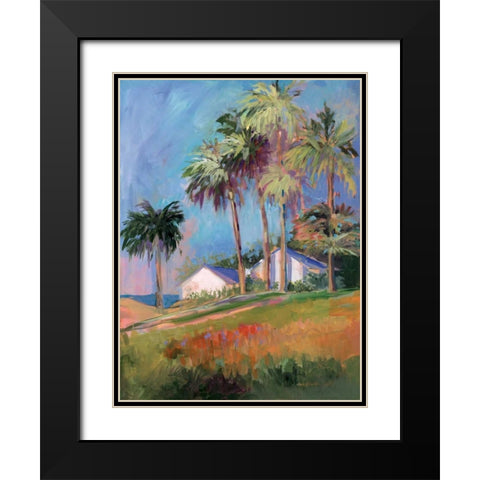 By the Ocean Black Modern Wood Framed Art Print with Double Matting by Slivka, Jane