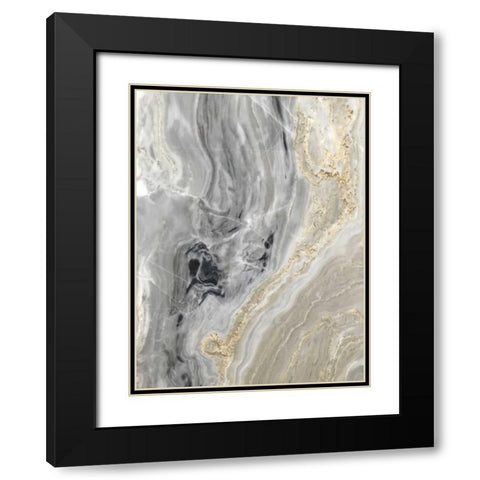 Quartz Top II Black Modern Wood Framed Art Print with Double Matting by Bryant, Susan