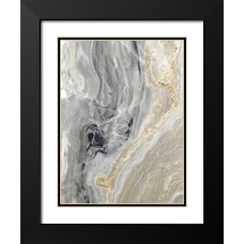 Quartz Top II Black Modern Wood Framed Art Print with Double Matting by Bryant, Susan