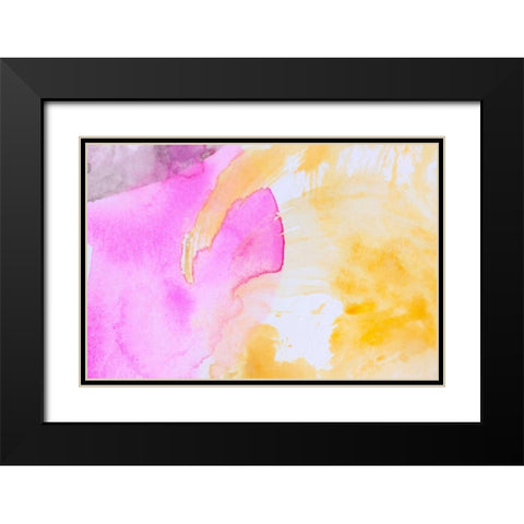 Watercolor I Black Modern Wood Framed Art Print with Double Matting by Bryant, Susan