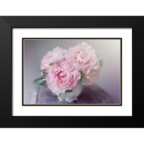 Bouquet of Blooms Black Modern Wood Framed Art Print with Double Matting by Gardner, Sarah