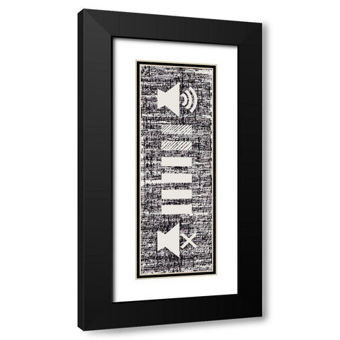 Control II Black Modern Wood Framed Art Print with Double Matting by Loreth, Lanie