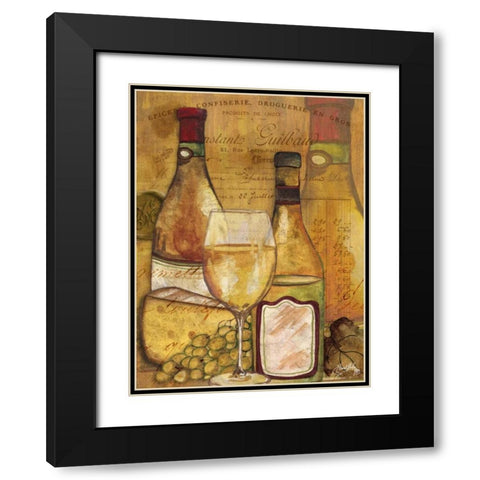 A Good Vintage on Gold II Black Modern Wood Framed Art Print with Double Matting by Medley, Elizabeth