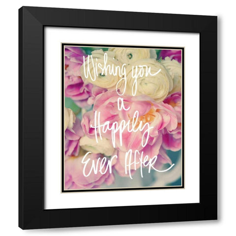 Happily Ever After Black Modern Wood Framed Art Print with Double Matting by Gardner, Sarah