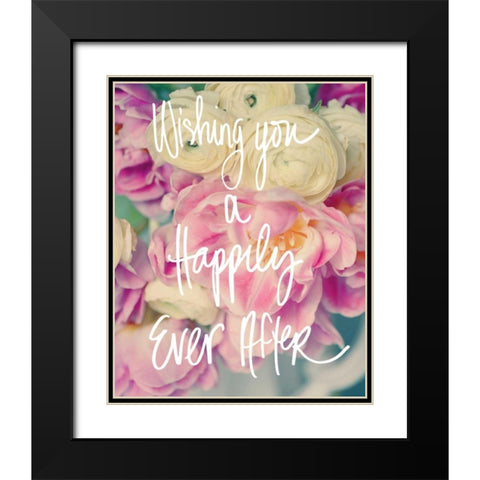 Happily Ever After Black Modern Wood Framed Art Print with Double Matting by Gardner, Sarah