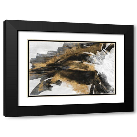 Sandy Spirit Black Modern Wood Framed Art Print with Double Matting by Johnson, Walt
