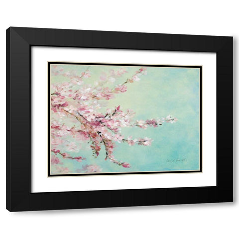 Sakura Fragile Beauty Black Modern Wood Framed Art Print with Double Matting by Loreth, Lanie