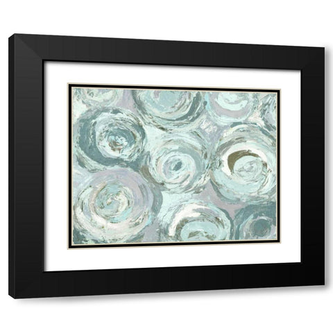 Continuum Light Black Modern Wood Framed Art Print with Double Matting by Loreth, Lanie