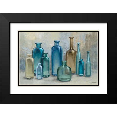 Glass Reflections Black Modern Wood Framed Art Print with Double Matting by Marcon, Michael