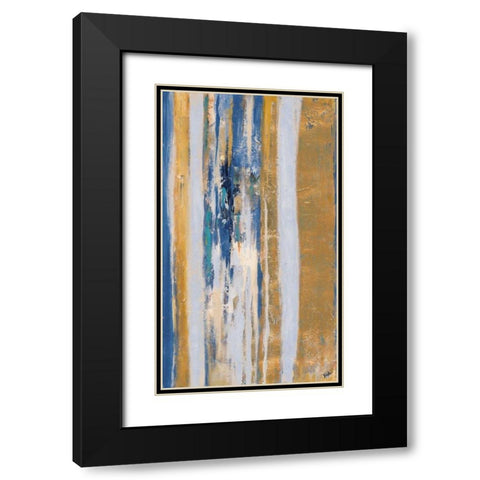 Innovation Panel Black Modern Wood Framed Art Print with Double Matting by Pinto, Patricia