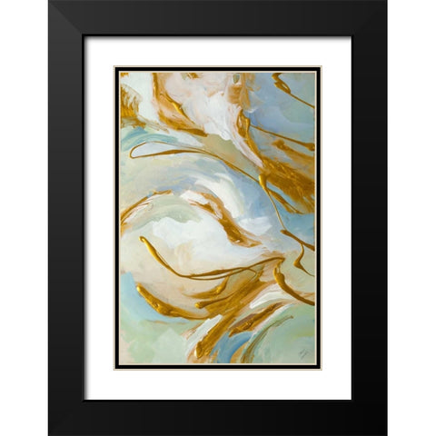 The Sea Sings Black Modern Wood Framed Art Print with Double Matting by Loreth, Lanie