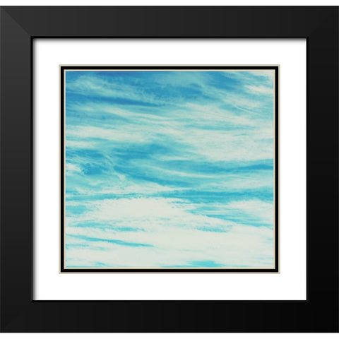 Reflective Water Black Modern Wood Framed Art Print with Double Matting by Coppel, Anna