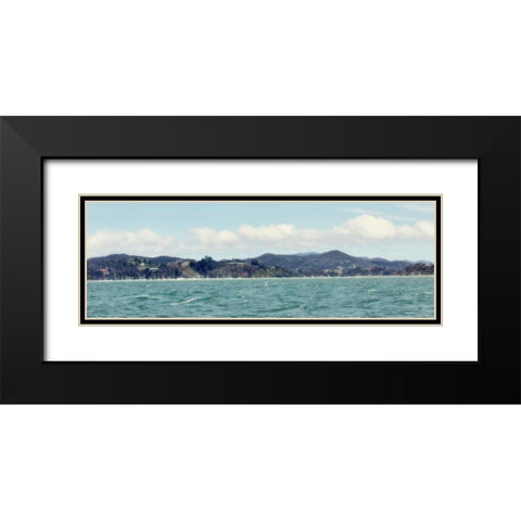 European Coast Black Modern Wood Framed Art Print with Double Matting by Coppel, Anna