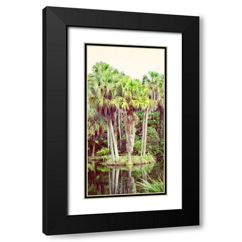 Silent Stream Black Modern Wood Framed Art Print with Double Matting by Coppel, Anna