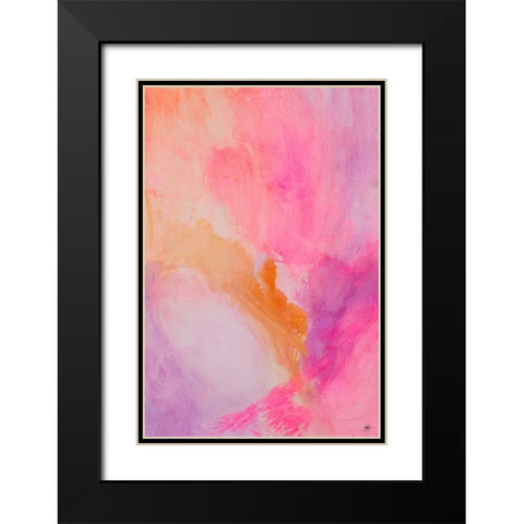 Contempo III Black Modern Wood Framed Art Print with Double Matting by Papa, Kat