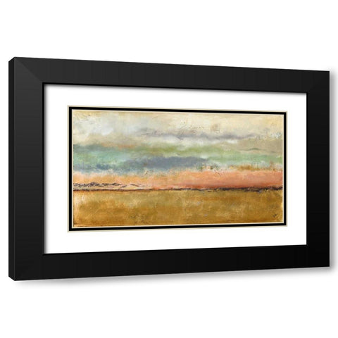 Sunset In The Cornfield Black Modern Wood Framed Art Print with Double Matting by Pinto, Patricia